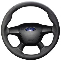 Four Seasons General Hand Sewn Car Steering Wheel Cover Suitable for Ford 12 Focus