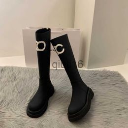 Dress Shoes Designer Winter Boots Women Heel Thick Sole Ankle Boots Brand Rubber Boots 1111 x0908