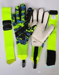 Newest AD PREDATOR PRO Goalkeeper Gloves 4mm Allround Latex Professional Soccer Goalkeeper Football Bola De Futebol GK Gloves