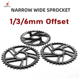 Bike Groupsets WUZEI 1 3 6mm Offset GXP MTB Mountain Stars 30T 32T 34T 36T Crown Bicycle Chainring for XX1 Sram XO1 X1 GX XO Crankset 230907