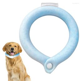 Collari per cani Collare rinfrescante Collana di ghiaccio per cani Fascia per collo a tubo traspirante estiva fresca per animali domestici
