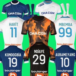 23 24 Marsiglia maglie da calcio AUBAMEYANG VITINHA maglia del piede 2023 2024 Marsiglia uomini BAMBINI maglia da calcio hommes enfants NDIAYE Marsiglia KONDOGBIA RENAN