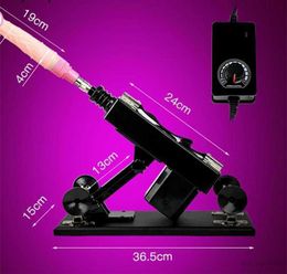 Adult Massager Powerful Automatic Pumping Female Sex Masturbation Machine Gun Toy for Women Hands Free Sm Pruducts Couple0KM8