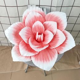 Decorative Flowers PE Magnolia Fake Flower Decoration Wedding Background Stage Window Layout Home Living Room Decor Large Artificial