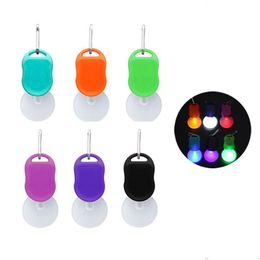 Keychains Lanyards Led Keychain Pendant Outdoor Sports Night Running Light Cam Mountaineering Key Chain Keyring Drop Deliver Dhgarden Dh5V1