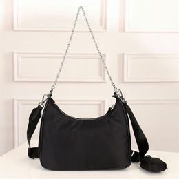 Version 3 in 1 nylon Hobo 11 Colours Designer Bags Purse Luxury Shoulder Chain Bag Sacs Femme Crossbody PD0012184