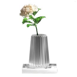 Bottles Heightened Silicone Vase Molds Striped Mold For Small Tall Flower Pot Candle Holder Resin Casting