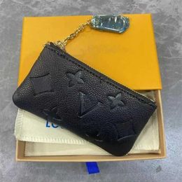 Luxury Designer Wallet Damier Coin Purse Zippy Lady Chain Wallets Fold Card Holder Passport Women Flower Purses Key Pouch Shi265m