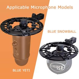 Lighting Studio Accessories Mic Shock Mount For Blue Microphone Latest Alloy Shockmount Reduces Vibration and Noise Matching Boom Arm Stand 230908