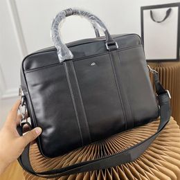 Briefcase Designers laptop bags handbag crossbody Bag men Briefcases Business style office handbags Large capacity business Leathe255S