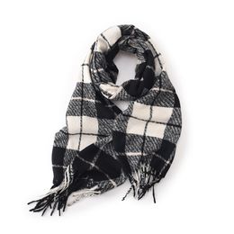 2023 Imitation Cashmere Plaid Scarf, Popular Winter Style for Men and Women, Thickened and Warm Scarf, Women's Tassel Shawl, Scarf and Neck