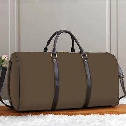 Luxury fashion men women high-quality travel duffle bags brand designer luggage Genuine Leather handbags With lock large capacity 2153