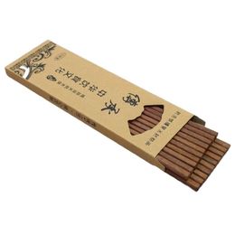 10 Pairs Wooden Chopsticks Wood Chopsticks with box Kitchen Dining Tableware Eco-friendly