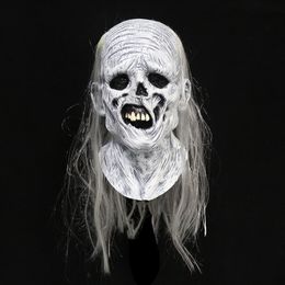 Party Masks Masker Zombie Halloween Topeng Cosplay Pesta Kepala Penuh Seram Alat Peraga Horor Rumah Hantu 230907