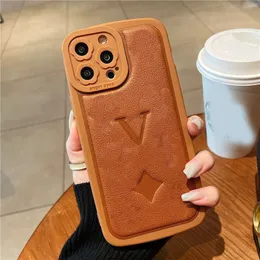 Luxury Designer shockproof Phone Cases For Iphone 11 Pro Max 13 14 Max Plus Xs Xr X Plus For Casual Style leather case G2309085Z-6