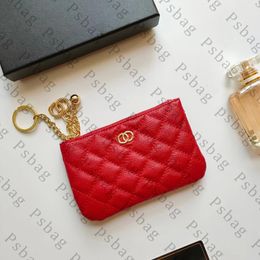 Pink sugao card bag coin purse card holder handbag clutch bag wallet purse fashion luxury top quality genuine leather shopping bag 2style with box huidi-230908-65