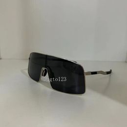 Bisiklet Güneş Gözlüğü UV400 lens Bisiklet Gözlük Sporları Açık Binicilik Gözlükleri Bisiklet Gözlükleri Polarize Lens Erkekler için Kılıf OO6013 Metal Çerçeve Ti