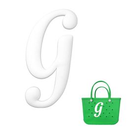 Shoe Parts Accessories Decorative Lettering For Bogg Bag 3D Alphabet Decor Charms Personalizing Diy Drop Delivery Otnsv