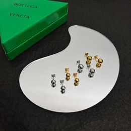 designer mini stud earrings bottega Pendant earrings senior classic small fragrant wind bvb earrings new clover earrings Golden and sliver veneta earrings