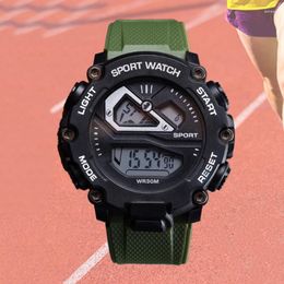 Wristwatches Fashion Mens Sports Electronic Watch Trendy Schoolgirl College Student Teenagers And Children Luminous Gift Digital Wristwatch