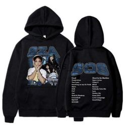 Men's Hoodies Sweatshirts Singer SZA Music Album SOS Funny Hoodie Hip Hop Graphic Sweatshirt Harajuku Tracksui Poleron Hombre Streetwear Oversized Clothes x0908