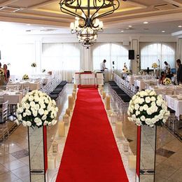 Other Event Party Supplies Red Carpet Wedding Carpet Custom Length Aisle Runner Indoor Outdoor Decoration Carpet Event Party Wedding Rug 230907