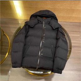2023 Classic Designer Coat Mens Winter Down Thick Goose Activity Fashion Outdoor Warm Hooded Hoodie Retro Trend Nfc Scan