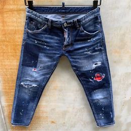 new brand of fashionable european and american mens casual jeans highgrade washing pure hand grinding quality optimization lt9113238e