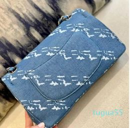 Shoulder Bags Womens Letter Designer Bag Ladies Denim Crossbody Bags All-match Fashion Clutch Solid Colour Wallet Handbags