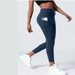 LL Women Yoga Leggings Women Girls Jogger Pants Running Ladies Casual Adult Sportswear Exercise Fitness Wear190j