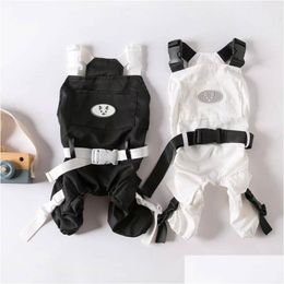 Dog Apparel Clothes Polyester Pet Jumpsuit Coat Jacket Boy Girl Clothing Couple Outfit Puppy Costume Overalls Dropship Ps2067 Drop Del Dhegm