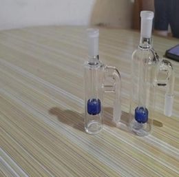 High borosilicate glass hookah bottle and gun accessory external smoke collector blue