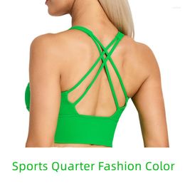 Yoga Outfit Sexy Plus Size Back Sports Bra Women Fitness Clothes Push-ups Gym Running Shockproof Women's Underwear