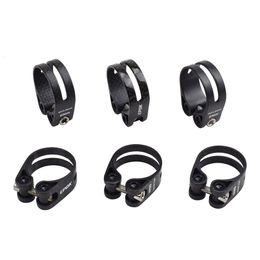 Bike Groupsets 14g Carbon Seat Clamps Water Proof 3K UD Fiber Bicycle Seatposts 31.8mm 34.9mm Super Light 230907