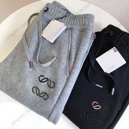 Autumn New Fashion Brand Lowe Pants Classic Embroidered Men and Women's Casual Sports Leggings