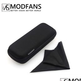 Sunglasses Cases Spectacle Reading Glasses With Cloth Eyeglass Zip Black Box For Er Light Unbreakable Material Easy To Carry 221119 Dr Dhrdt