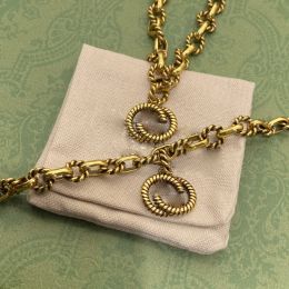 Luxury classic Gold Necklaces Fashion Jewellery G Necklaces & Pendants Wedding Pendant Necklaces high quality wholesale