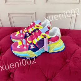 2023 Hot Designer sneakers Pop Colour matching Running Shoes thick sole trend light fashion all match Colour cool casual lace-up Dad shoe fd221008