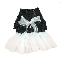 Dog Apparel Small Dress Winter Pet Clothes Tutu Skirt Cat Puppy Yorkshire Terrier Pomeranian Shih Tzu Maltese Bichon Poodle Clothing