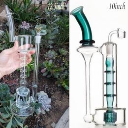 Multi level Clear New Arrival slim Glass water pipes dab rigs glass bongs with birdcage perc oil rigs