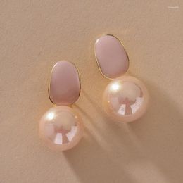 Dangle Earrings GUFTM Arrival Korean Light Luxury Elegant Imitation Pearl For Women Fashion Sweet Water Drop Jewelry Gifts