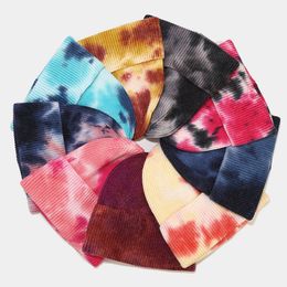 Beanies Beanie/Skull Caps Tie-dyed Wool Hat Men And Women Retro Hip-hop Knitted Fashion Autumn Winter Hedging Cap DF271