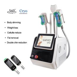 Portable cryolipolysis machines fat freeze chin 360 cryo weight loss cryotherapy body contour machine 3 handle