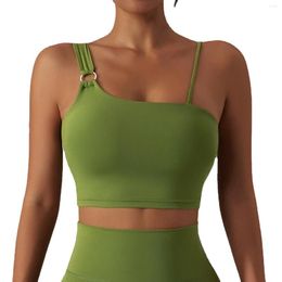 Yoga Outfit European And American Nude Bra Sexy Beautiful Back Sports Outdoor Running Fitness Clothes For Women