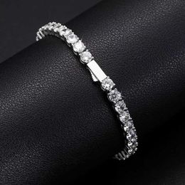 New Arrival Women Jewellery Vvs Moissanite Diamond Cluster Tennis Bracelet Iced Out Lab Grown Diamond Tennis Bracelet272u