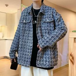 Men's Jackets Small fragrance woolen coat men's spring and autumn high design style niche jacket 230908