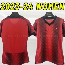 Women Ac 23 24 soccer jerseys R. LEAO IBRAHIMOVIC football shirt 2023 2024 GIROUD TOMORI TONALI BENNACER REBIC Origi De Ketelaere Milans girl home away third