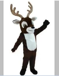 High quality Christmas Deer Elk Furry Mascot Costume Party Dress Outfits Clothing Carnival Adult Unisex Fursuit
