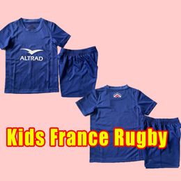 Kids Super Rugby Jerseys 22 23 Maillot de French POLO BOLN shirt Men size 16-26 2022 2023 world cup training pants home away full kits