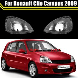 Car Headlamp Glass Lamp Mask Transparent Lampshade Shell Headlight Cover For Renault Clio Campus 2009 Auto Light Housing Case